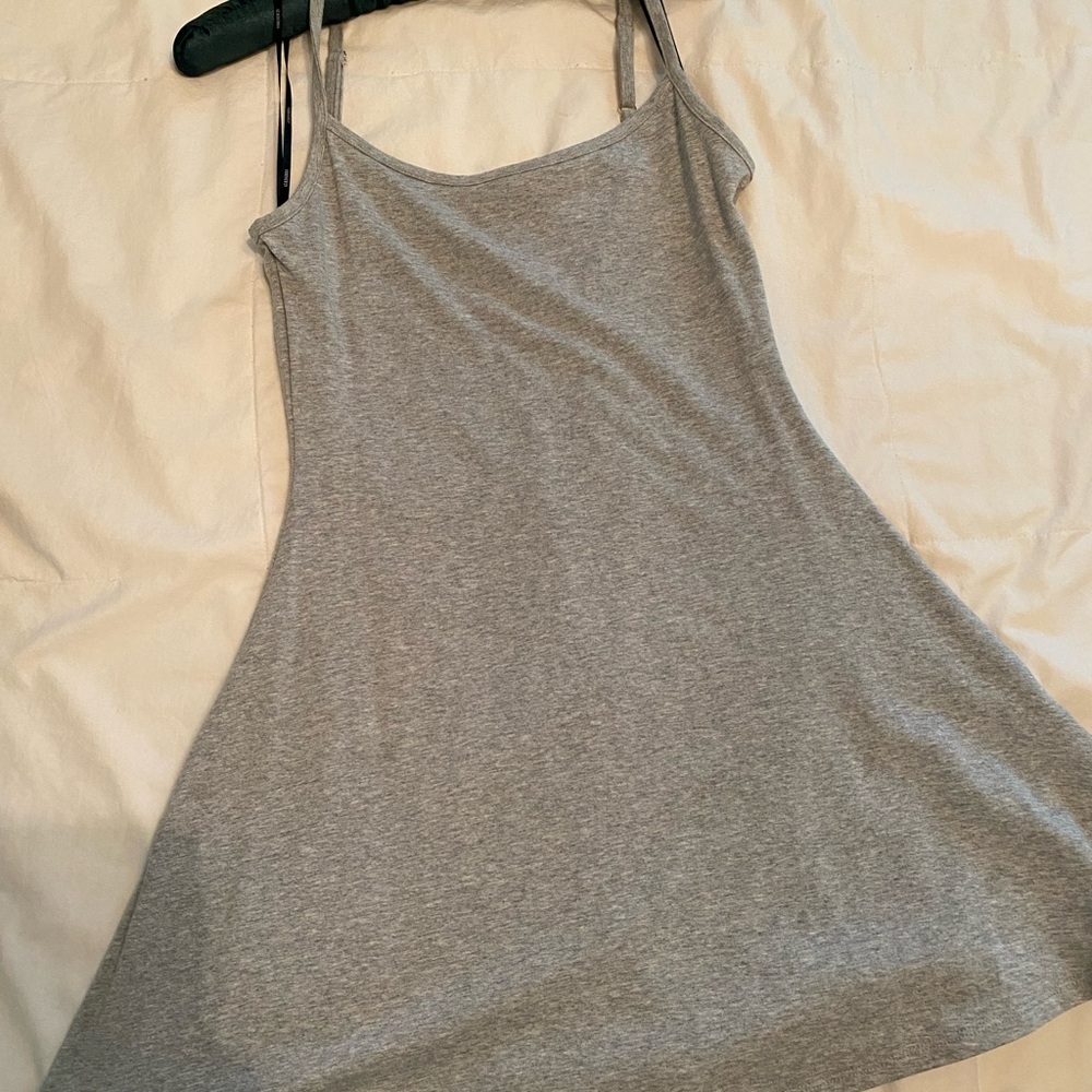 Cotton Grey Athleisure Dress